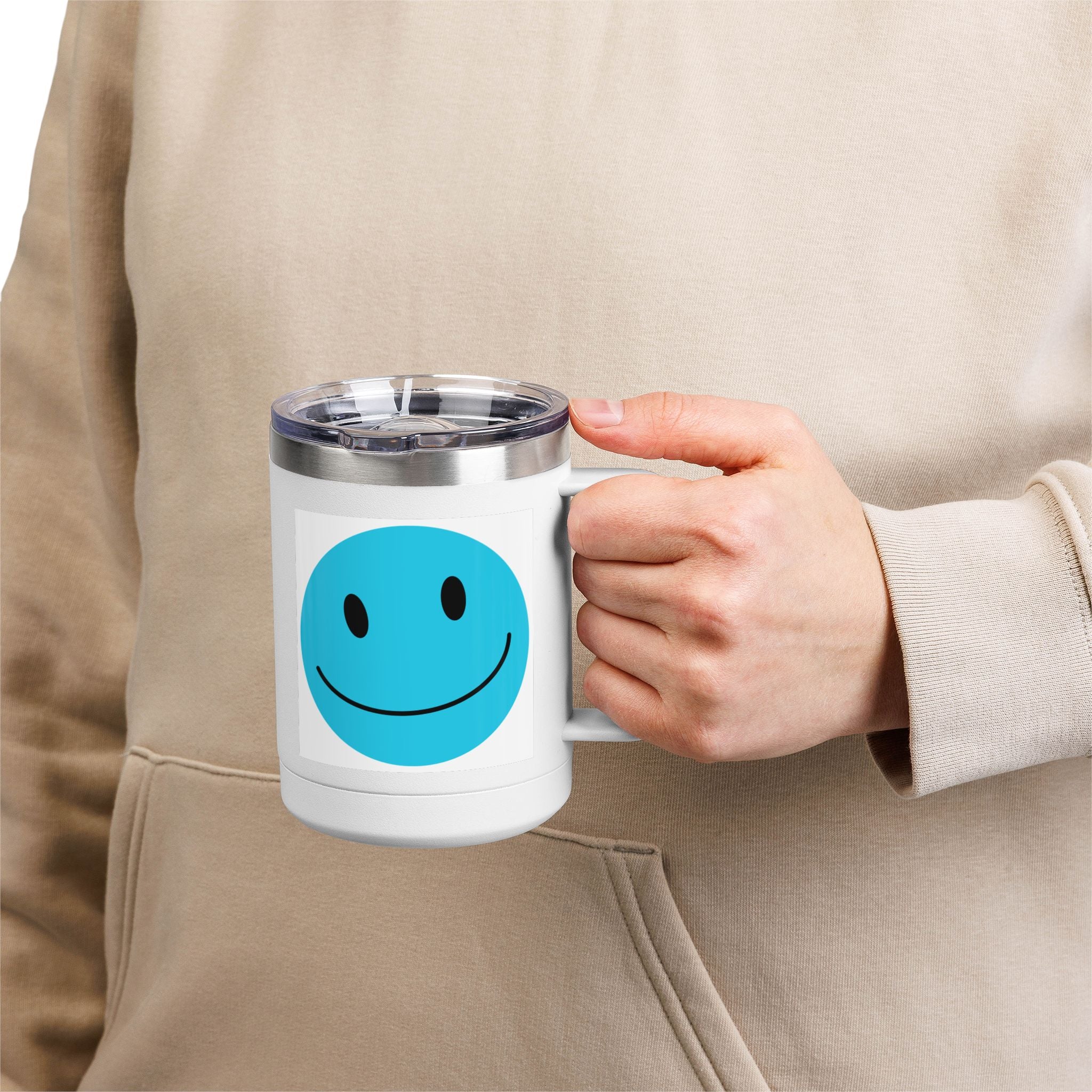 Coffee Mug Tumbler, 15oz